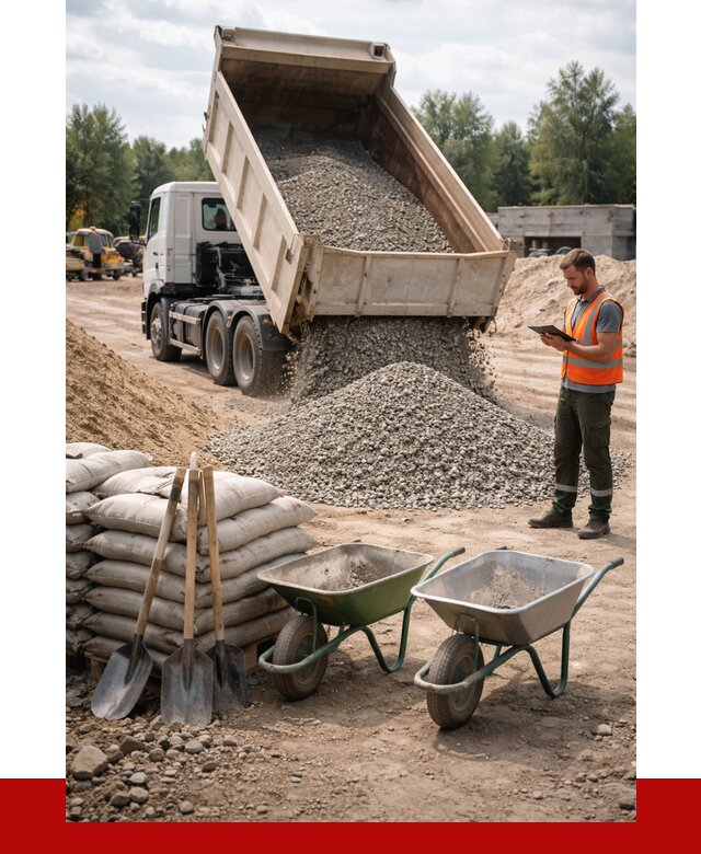 Доставка нерудных материалов в Миассе от 1220 руб. | ПРОНЕРУДМсс