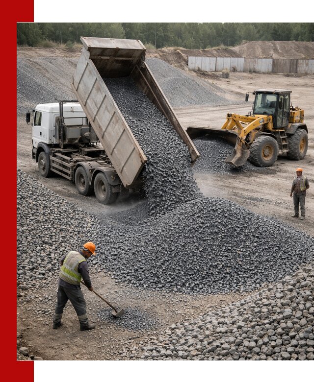 Щебень габбро-диабаз фр. 5-20 с доставкой в Миассе