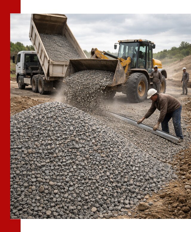 Гравийный щебень фракция 5-20 с доставкой в Миассе