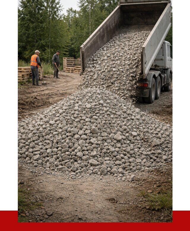 гравийный щебень фракция 70-120 в Миассе от 2492 р. ПРОНЕРУДМсс