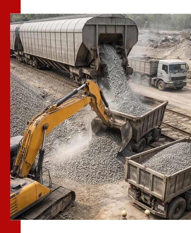 Доставка железнодорожного щебня в Миассе крупными партиями быстрого отгруза