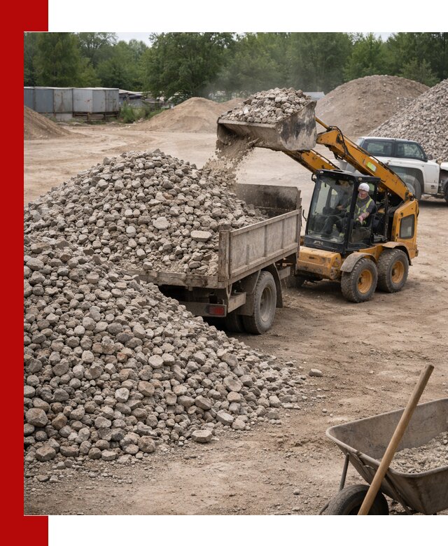 Доставка вторичного щебня в Миассе для строительных работ