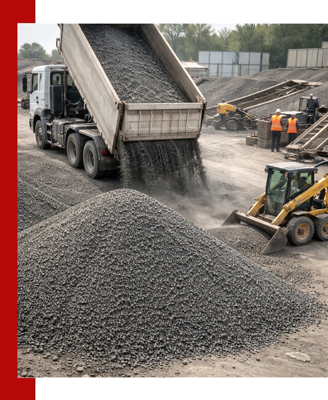Вторичный щебень фракция 0–5 с доставкой в Миассе