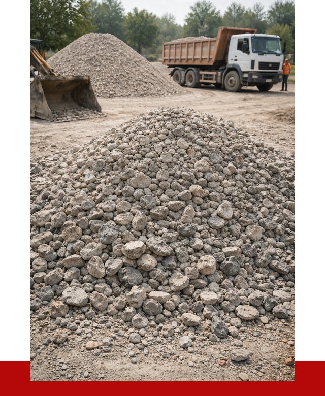 Вторичный щебень фракция 20-40 в Миассе от 2237 р ПРОНЕРУДМсс