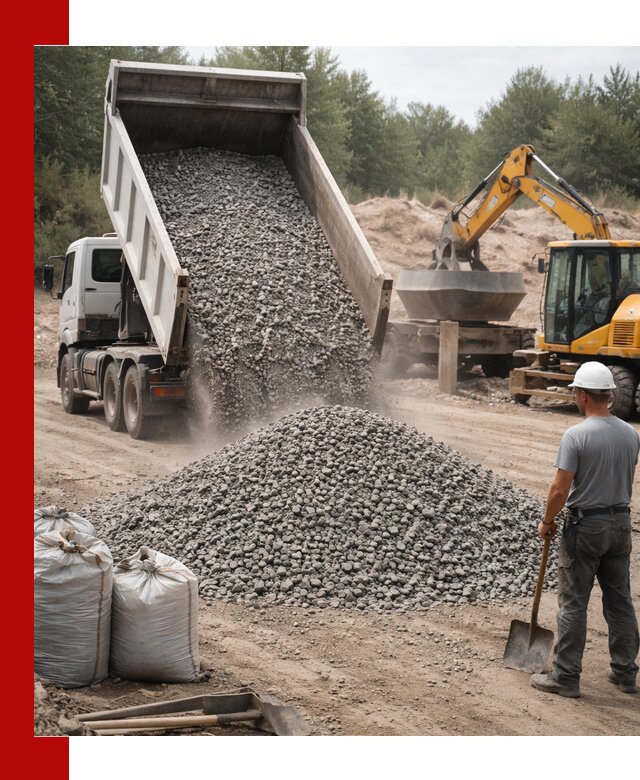 Доставка и продажа бетонного щебня в Миассе