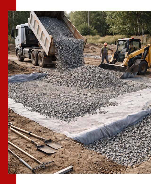 Щебень для фундамента с доставкой в Миассе