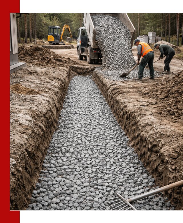 Щебень для дренажа с доставкой в Миассе высокого качества