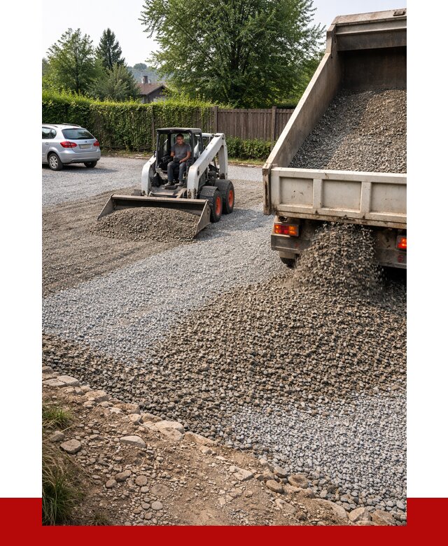 Щебень для парковки в Миассе с доставкой от 1220 р.| ПРОНЕРУДМсс