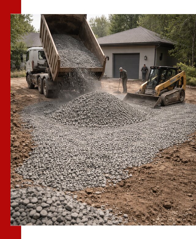 Щебень для парковки в Миассе: доставка и укладка качественного материала
