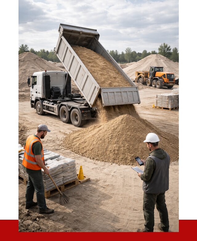 Карьерный песок с доставкой в Миассе от 3661 р. ПРОНЕРУДМсс