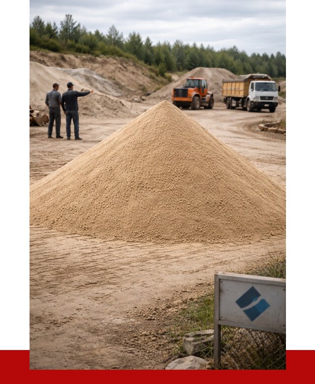 Карьерный песок навалом в Миассе от 1831 р. | ПРОНЕРУДМсс