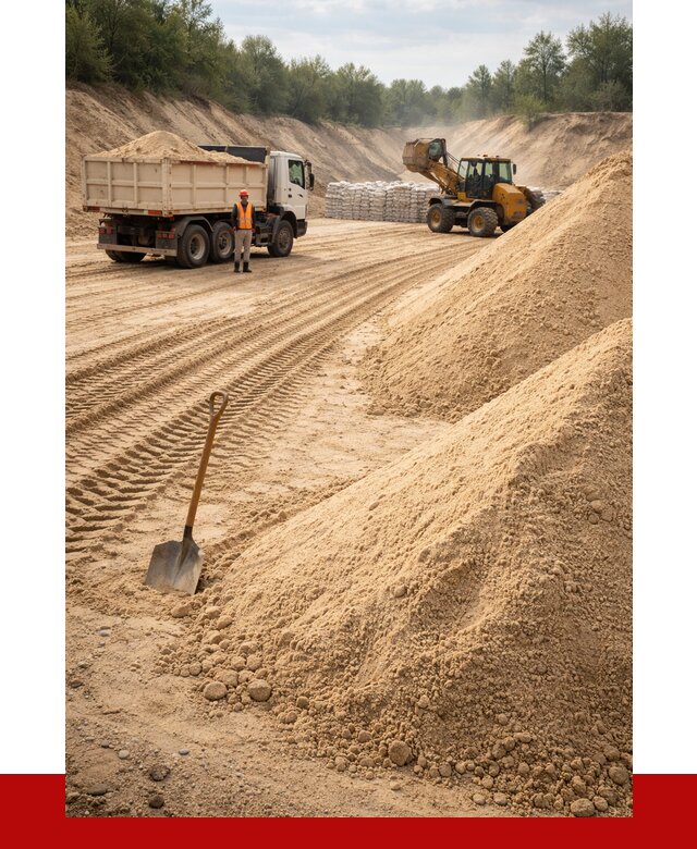 Карьерный песок мелкозернистый в Миассе от 9153 р. | ПРОНЕРУДМсс