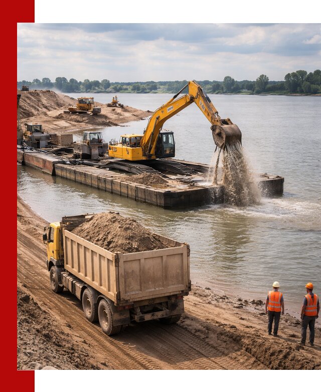 Намывной песок с доставкой в Миассе оптом и в розницу