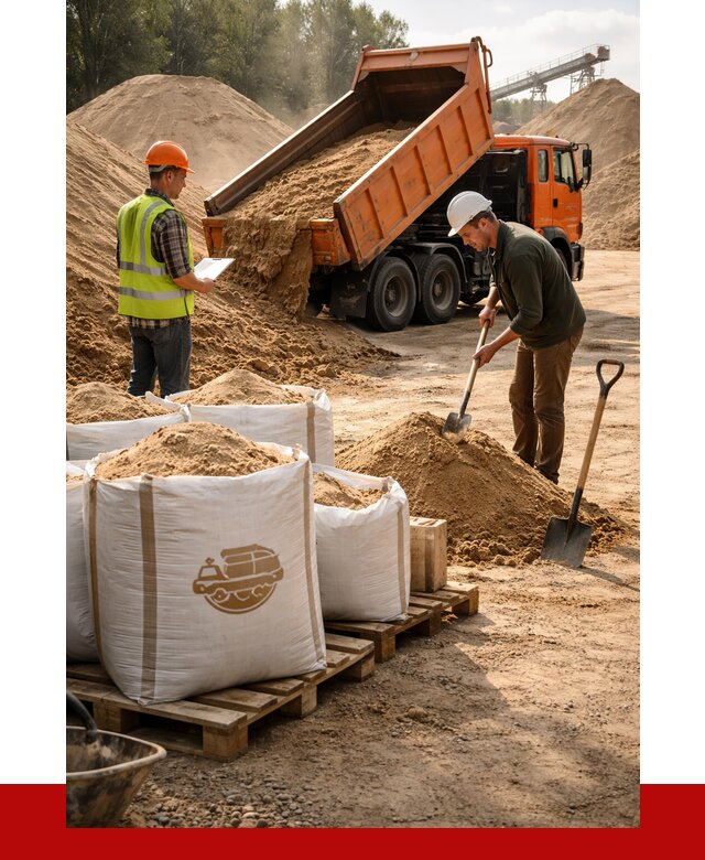 Строительный песок в Миассе от 2237 р. с доставкой, ПРОНЕРУДМсс