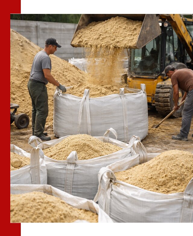 Поставка качественного песка для кладки в Миассе