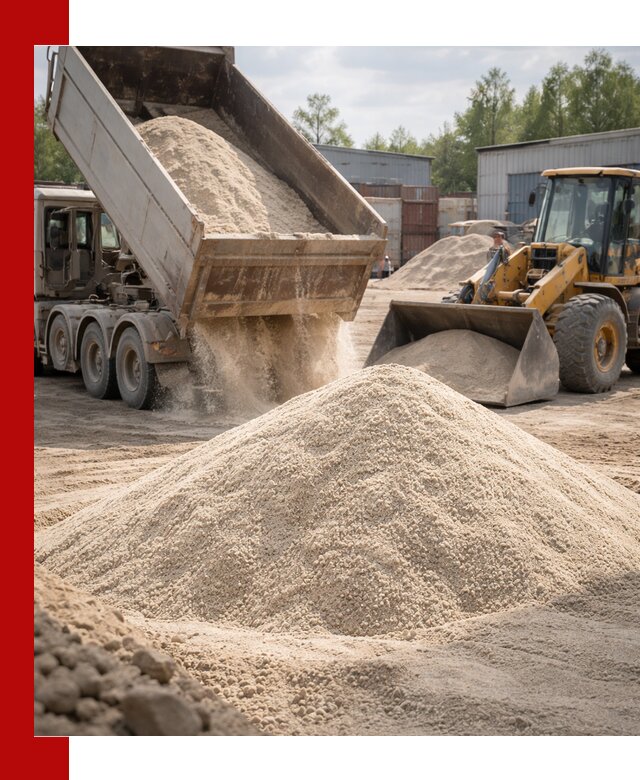 Кварцевый песок с доставкой в Миассе для строительных работ