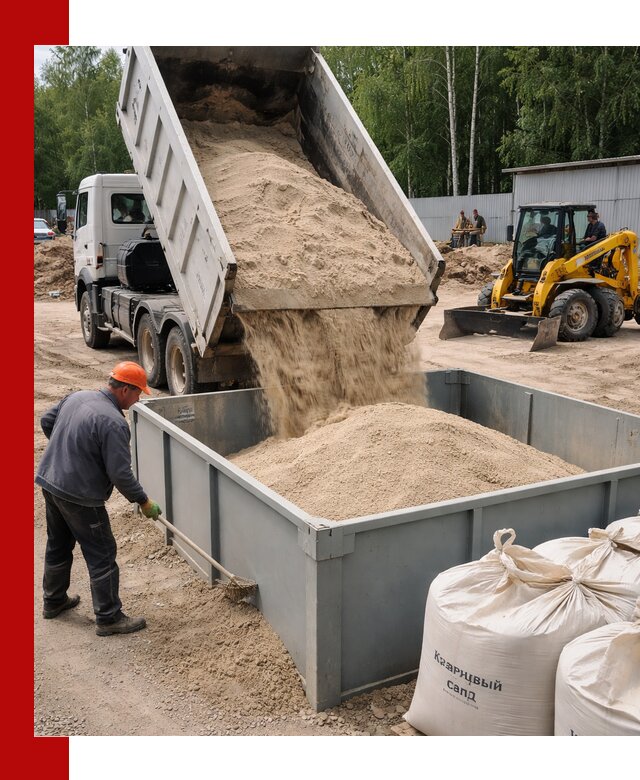 Кварцевый песок для фильтра в Миассе — доставка и качество