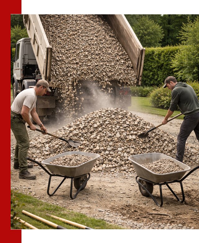 Доставка и продажа декоративной гальки в Миассе