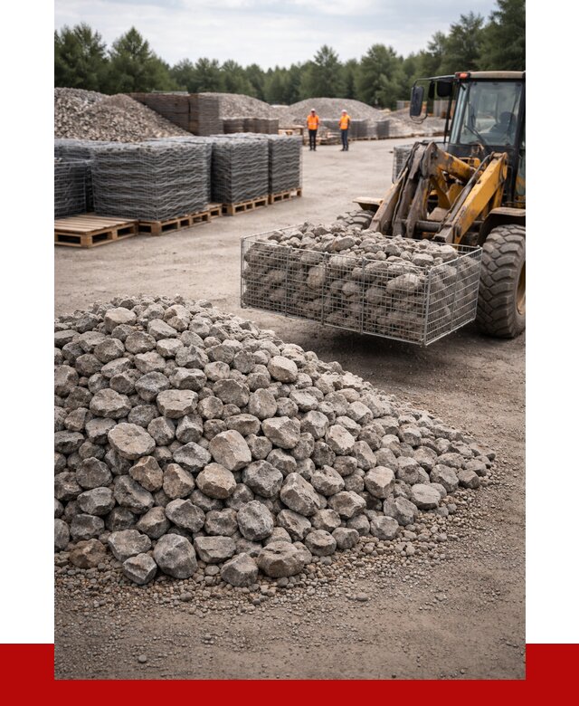 Камень для габионов фракция 70-150 в Миассе от 4271 р. | ПРОНЕРУДМсс