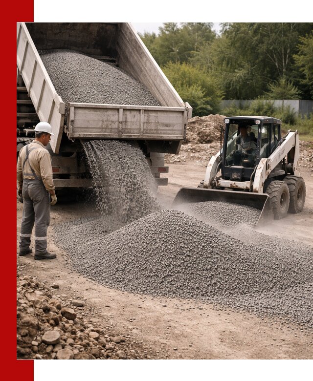 Доставка гравийного отсева 0-5 в Миассе оптом и в розницу