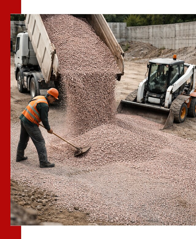 Крошка розовый гранит с доставкой в Миассе от производителя