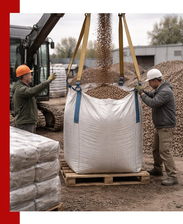 Керамзит в биг-бегах с доставкой в Миассе