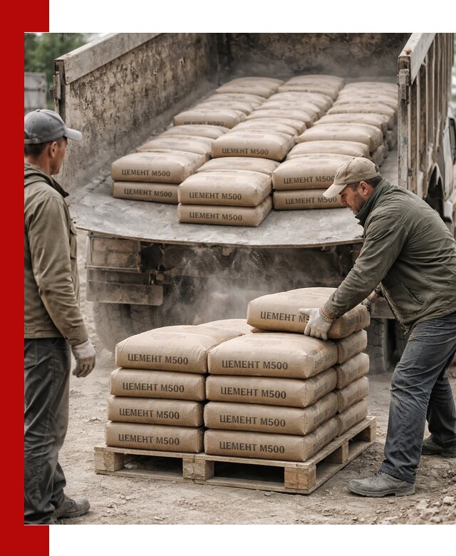 Цемент М500 с доставкой самосвалом в Миассе