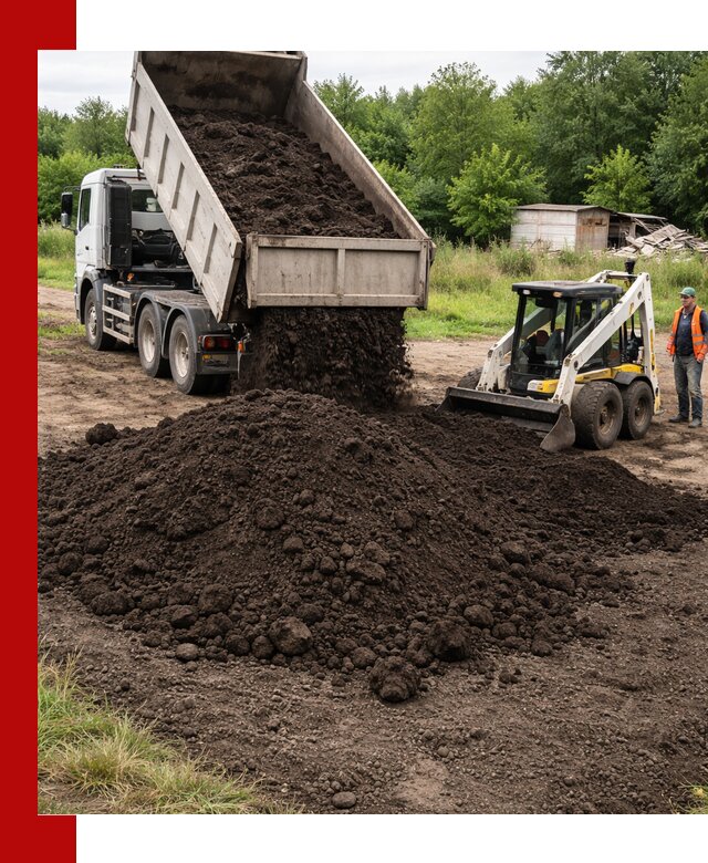 Поставка плодородной земли с доставкой самосвалом в Миассе