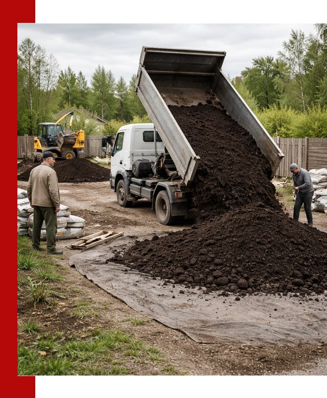 Доставка качественного почвогрунта в Миассе оптом и в розницу