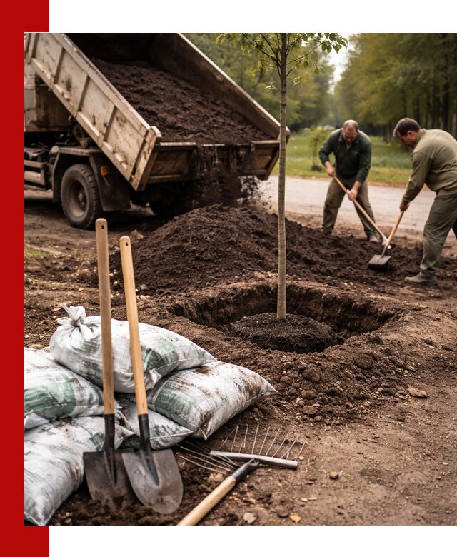 Грунт для посадки деревьев в Миассе — доставка и подготовка почвы