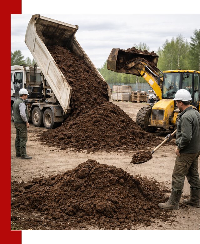 Доставка торфа оптом и в мешках в Миассе