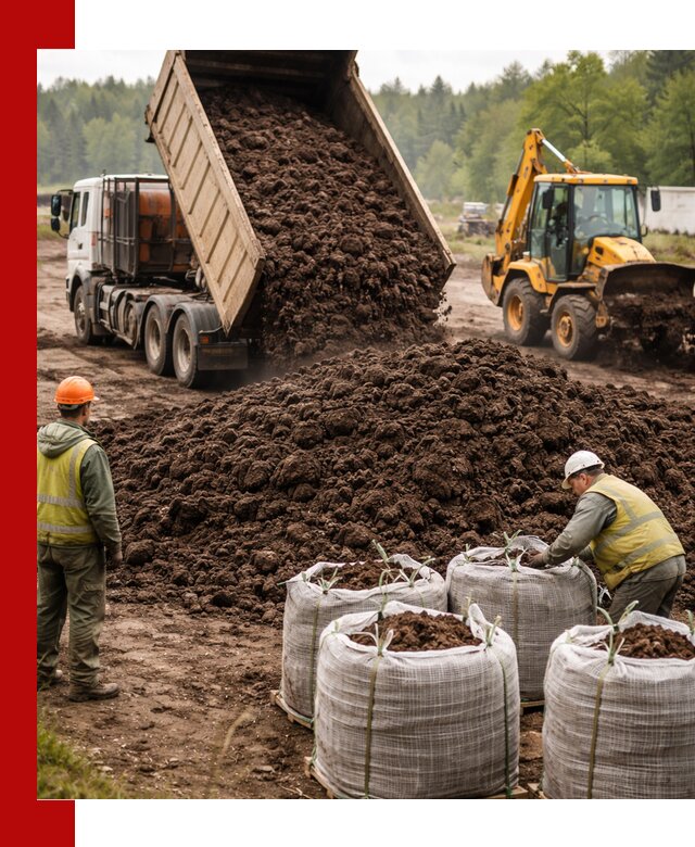 Доставка нейтрального торфа в Миассе оптом и в розницу