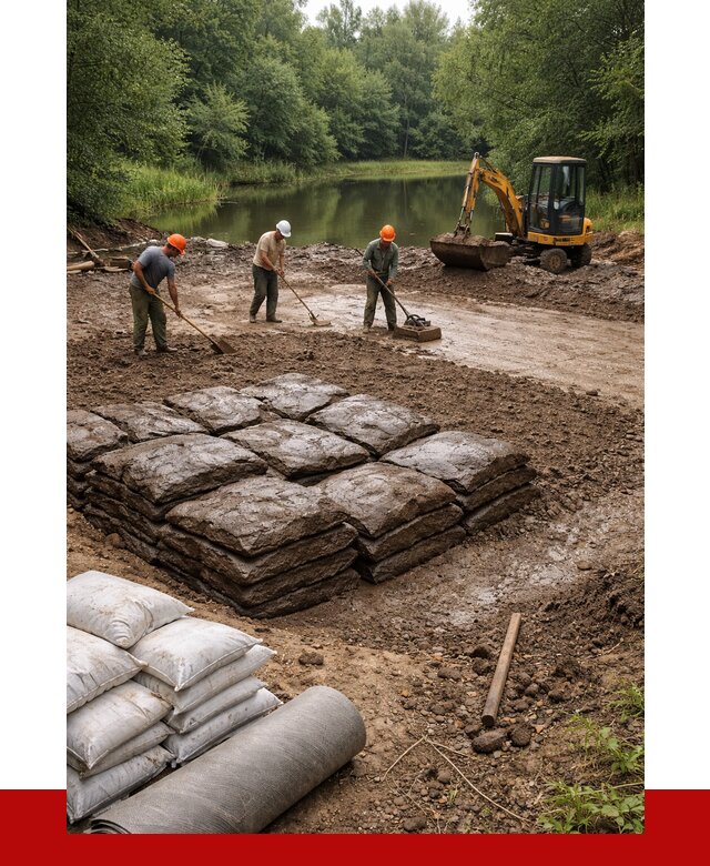 Купить глину для пруда в Миассе от 4577 р. с доставкой | ПРОНЕРУДМсс