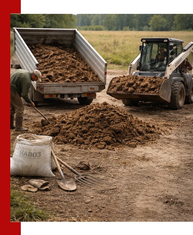 Доставка конского навоза в Миассе с разгрузкой и доставкой на объект