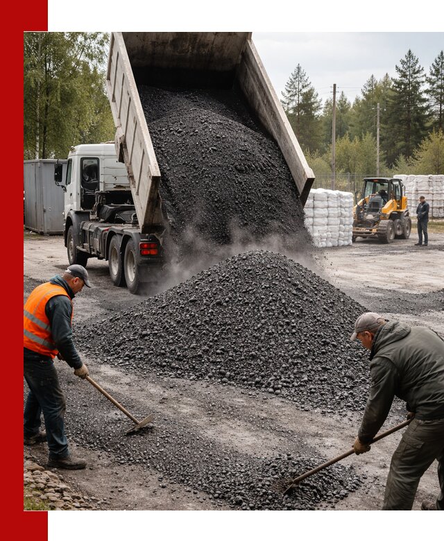 Доставка и продажа асфальтного гранулята в Миассе