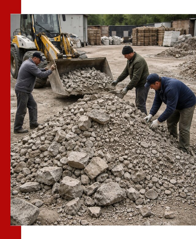 Демонтаж и вывоз бой бетона в Миассе