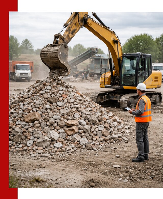 Доставка и вывоз строительного боя в Миассе