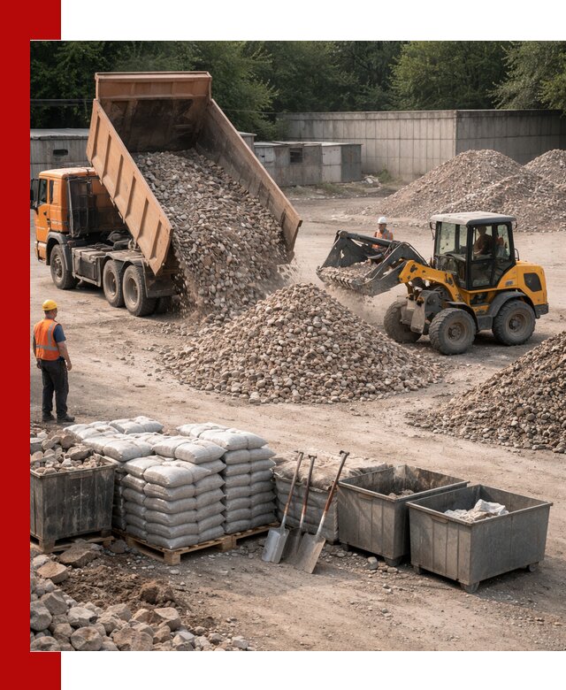 Вторичные материалы для отсыпки в Миассе — поставка и доставка