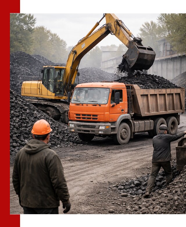 Доставка угля автотранспортом в Миассе быстро и выгодно