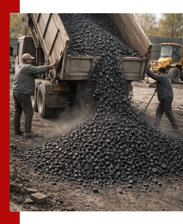 Доставка угля семечка самосвалами в Миассе