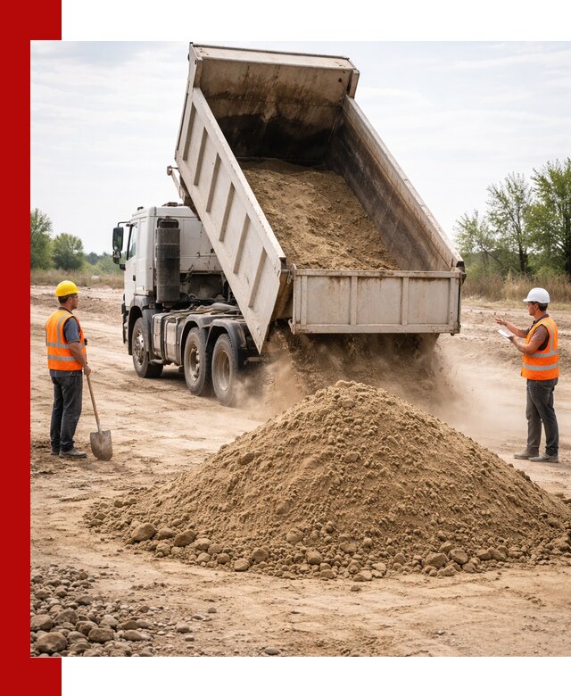 Доставка самосвалом 15 кубов в Миассе за город и по городу