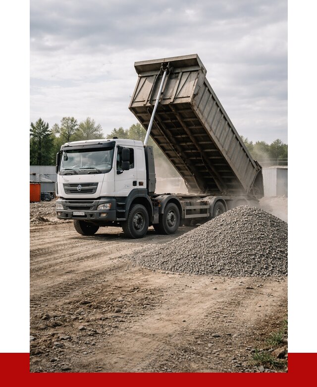 Доставка самосвалом 40 кубов в Миассе от 9153 р. | ПРОНЕРУДМсс