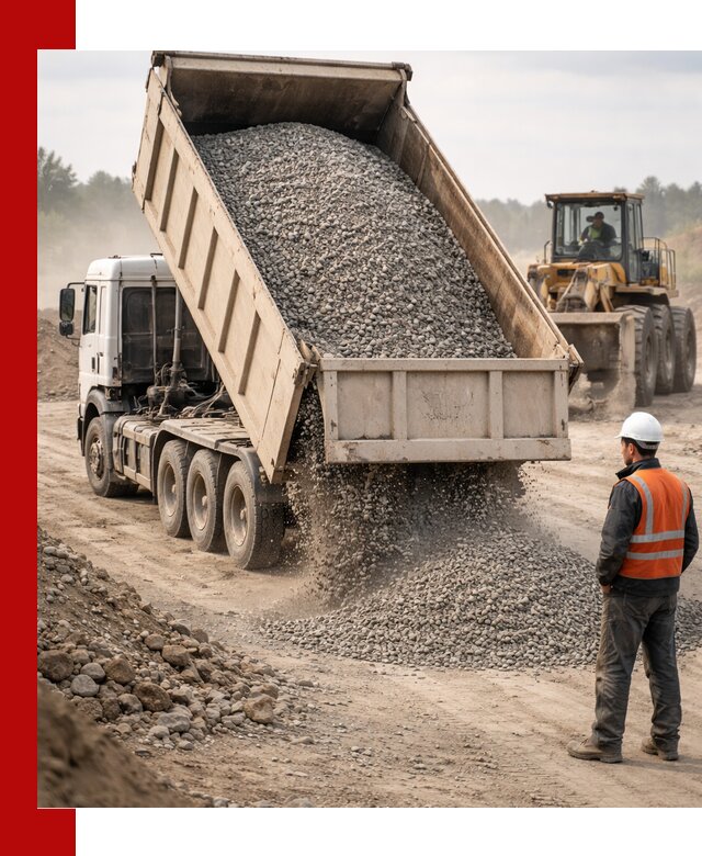 Доставка самосвалом 40 кубов цемента и сыпучих в Миассе