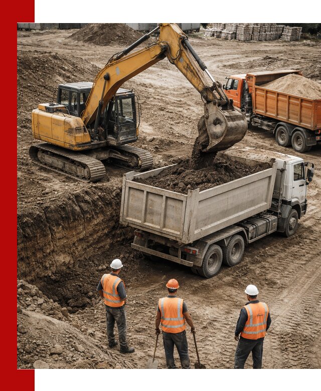 Разработка грунта для строительства и благоустройства в Миассе